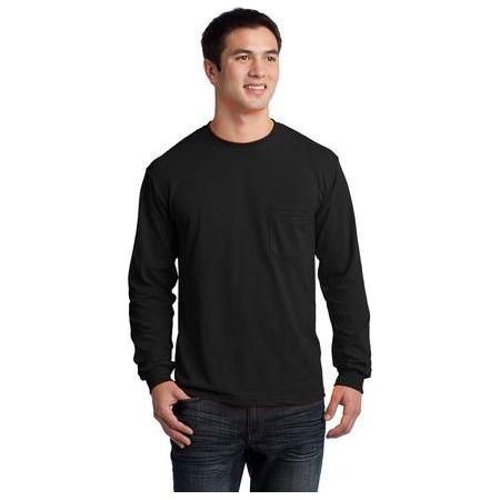 Wholesale Men’s Long Sleeve Pocket T-Shirt Small Royal Blue Short Sleeve T-Shirts