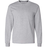 Wholesale Men’s Long Sleeve Pocket T-Shirt Small Sport Grey Short Sleeve T-Shirts