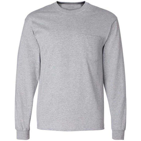 Wholesale Men’s Long Sleeve Pocket T-Shirt Small Sport Grey Short Sleeve T-Shirts