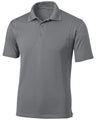 Wholesale Men’s Performance Work Polo | Moisture - Wicking, Snag - Resistant Uniform Shirt for Restaurants, Offices & Schools Grey Concrete Small
