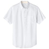 Wholesale Men’s Short - Sleeve Easy - Care Button - Up Shirt | Professional Uniform Shirt for Offices, Restaurants & Schools White / Light Stone Small Woven Shirts