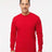 Wholesale Unisex Gold Soft Touch Long Sleeve T-Shirt Deep Red S Long Sleeve T-Shirts
