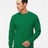 Wholesale Unisex Gold Soft Touch Long Sleeve T-Shirt Fine Kelly Green S Long Sleeve T-Shirts