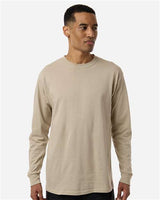 Wholesale Unisex Gold Soft Touch Long Sleeve T-Shirt Sand S Long Sleeve T-Shirts