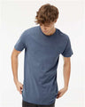 Wholesale Unisex Vintage Garment - Dyed T-Shirt Blue Jean S Short Sleeve T-Shirts