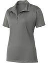 Wholesale Women’s Performance Work Polo | Moisture - Wicking, Snag - Resistant Uniform Shirt for Restaurants, Offices & Schools Grey Concrete XS Polos/Knits