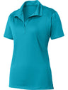 Wholesale Women’s Performance Work Polo | Moisture - Wicking, Snag - Resistant Uniform Shirt for Restaurants, Offices & Schools Tropic Blue XS Polos/Knits