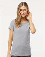 Wholesale Women's Soft Touch Cotton T-Shirt Athletic Grey XS Short Sleeve T-Shirts