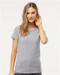 Wholesale Women's Soft Touch Cotton T-Shirt Athletic Grey XS Short Sleeve T-Shirts