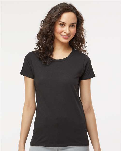Wholesale Women's Soft Touch Cotton T-Shirt Black XS Short Sleeve T-Shirts