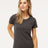 Wholesale Women's Soft Touch Cotton T-Shirt Charcoal S Short Sleeve T-Shirts
