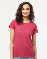 Wholesale Women's Soft Touch Cotton T-Shirt Heather Pink XS Short Sleeve T-Shirts