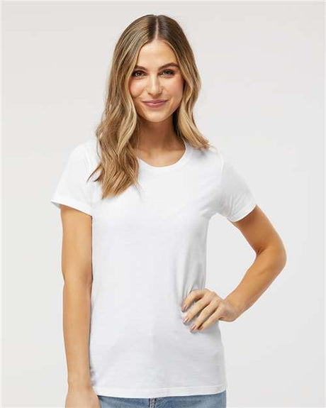 Wholesale Women's Soft Touch Cotton T-Shirt White XS Short Sleeve T-Shirts