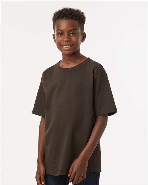 Wholesale Youth Soft Touch T-Shirt Chocolate XS Short Sleeve T-Shirts