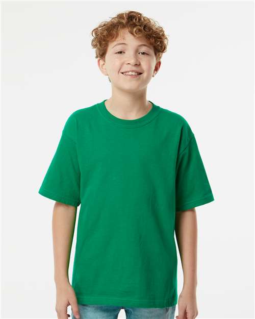 Wholesale Youth Soft Touch T-Shirt Fine Kelly Green XS Short Sleeve T-Shirts