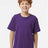 Wholesale Youth Soft Touch T-Shirt Purple XS Short Sleeve T-Shirts