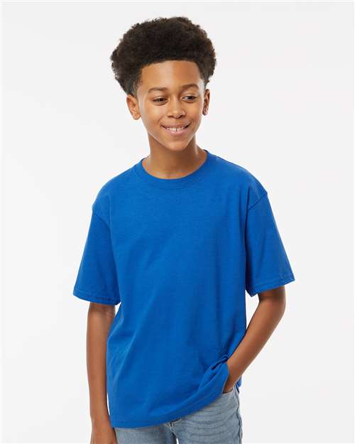 Wholesale Youth Soft Touch T-Shirt Royal XS Short Sleeve T-Shirts