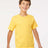Wholesale Youth Soft Touch T-Shirt Yellow XS Short Sleeve T-Shirts