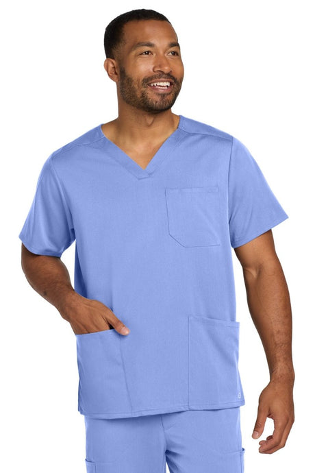 Wink ® Men's Premiere Flex ™ V - Neck Top WW5068 - Wink WW5068 Ceil Blue XS Personal Protection