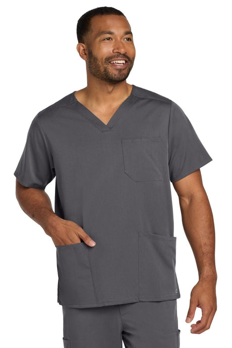 Wink ® Men's Premiere Flex ™ V - Neck Top WW5068 - Wink WW5068 Pewter XS Personal Protection