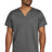 Wink ® Unisex WorkFlex Chest Pocket V - Neck Top WW3160 - Wink WW3160 Pewter XS Medical Scrub Tops