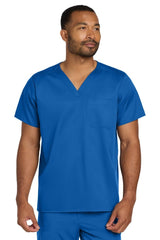 Wink ® Unisex WorkFlex Chest Pocket V - Neck Top WW3160 - Wink WW3160 Royal XS Medical Scrub Tops