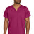 Wink ® Unisex WorkFlex Chest Pocket V - Neck Top WW3160 - Wink WW3160 Wine XS Medical Scrub Tops