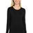 Wink ® Women's Long Sleeve Layer Tee WW4029 - Wink WW4029 Black XS Medical Layering Tees