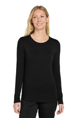 Wink ® Women's Long Sleeve Layer Tee WW4029 - Wink WW4029 Black XS Medical Layering Tees