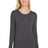 Wink ® Women's Long Sleeve Layer Tee WW4029 - Wink WW4029 Pewter XS Medical Layering Tees