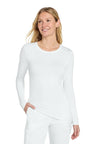 Wink ® Women's Long Sleeve Layer Tee WW4029 - Wink WW4029 White XS Medical Layering Tees