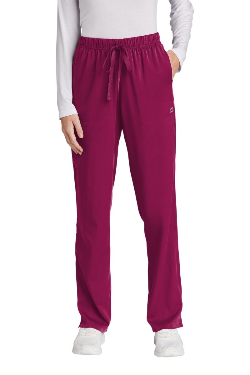 Wink ® Women's Premiere Flex ™ Cargo Pant WW4158 - Wink WW4158 Wine XS Women's Scrub Pants