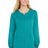 Wink ® Women's Premiere Flex ™ Full - Zip Scrub Jacket WW4088 - Wink WW4088 Teal Blue XS Women's Scrub Jackets