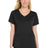 Wink ® Women's Premiere Flex ™ Mock Wrap Top WW4268 - Wink WW4268 Black XS Women's Scrub Tops