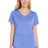 Wink ® Women's Premiere Flex ™ Mock Wrap Top WW4268 - Wink WW4268 Ceil Blue XS Women's Scrub Tops