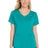 Wink ® Women's Premiere Flex ™ Mock Wrap Top WW4268 - Wink WW4268 Teal Blue XS Women's Scrub Tops