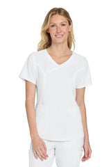 Wink ® Women's Premiere Flex ™ Mock Wrap Top WW4268 - Wink WW4268 White XS Women's Scrub Tops
