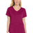 Wink ® Women's Premiere Flex ™ Mock Wrap Top WW4268 - Wink WW4268 Wine XS Women's Scrub Tops