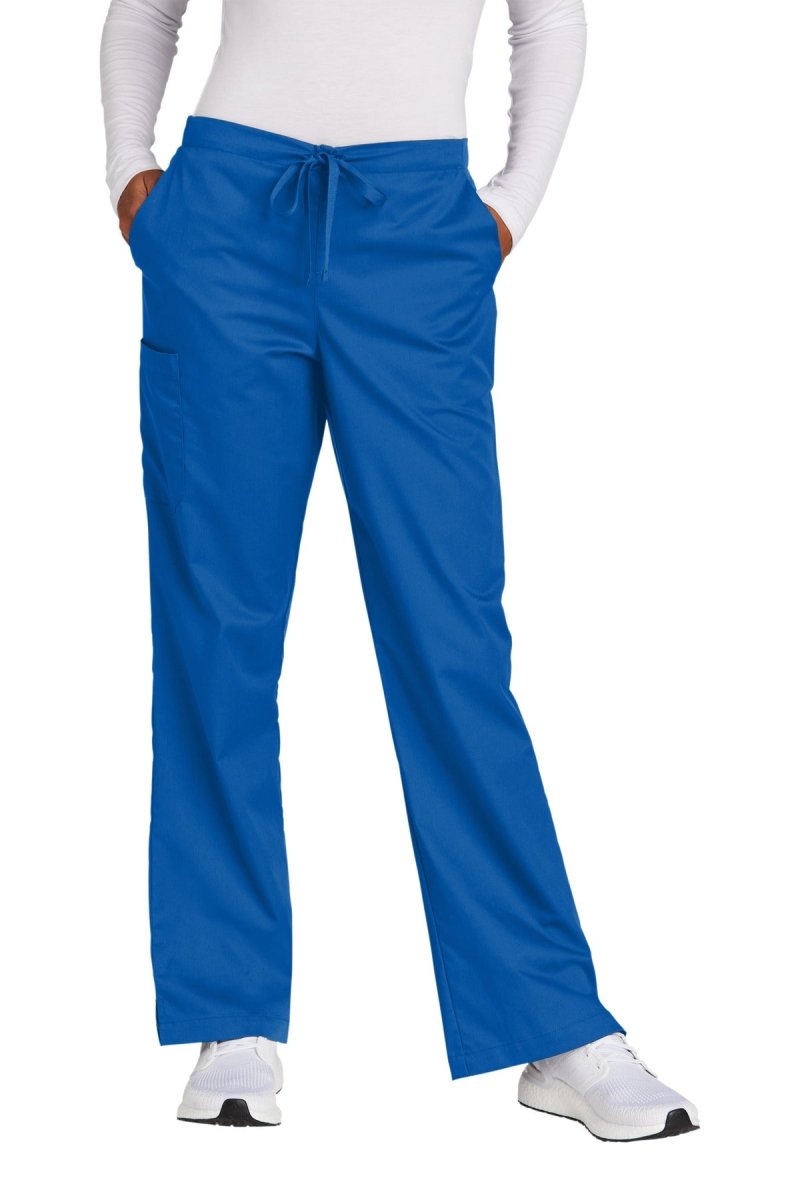 Wink ® Women's WorkFlex Flare Leg Cargo Pant WW4750 - Wink WW4750 Royal XS Women's Scrub Pants