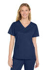 Wink ® Women's WorkFlex ™ Mock Wrap Top WW4760 - Wink WW4760 Navy XS Women's Scrub Tops