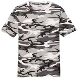 Joe's USA Mens 100% Cotton Camo Tee. Camouflage T Shirts in Sizes XS-4XL Joe's USA Small Winter Camo