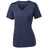 Women's Athletic All Sport V - Neck Tee Shirt in 15 Colors - Sizes XS - 4XL Navy X - Small Short Sleeve T-Shirts