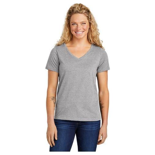 Women’s Daily V - Neck Tee Athletic Heather X - Small Short Sleeve T-Shirts