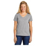 Women’s Daily V - Neck Tee Athletic Heather X - Small Short Sleeve T-Shirts