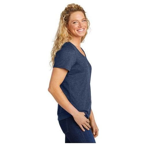 Women’s Daily V - Neck Tee Athletic Heather X - Small Short Sleeve T-Shirts