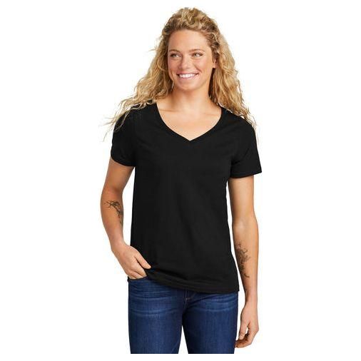 Women’s Daily V - Neck Tee Black X - Small Short Sleeve T-Shirts