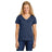 Women’s Daily V - Neck Tee Heather Navy X - Small Short Sleeve T-Shirts