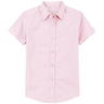 Womens Short Sleeve Wrinkle Resistant Easy Care Shirts - LightPink Light Pink X - Small