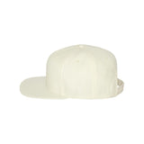 Wool Blend Flat Bill Snapback Cap Natural Hats