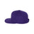 Wool Blend Flat Bill Snapback Cap Purple Hats